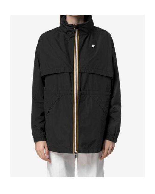 K-Way Black Flap Pocket Jacket