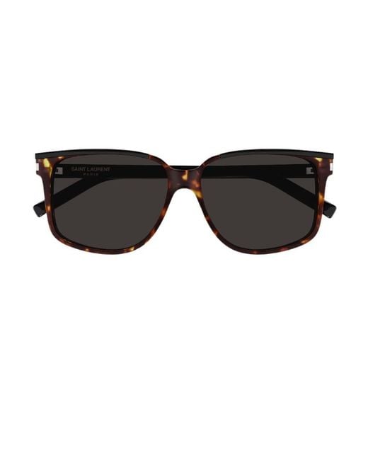 Saint Laurent Black Eyewear Square Frame Sunglasses for men