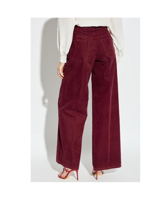 Forte_forte Red 5Pocket Trousers