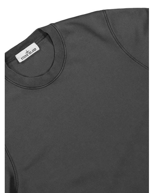 Stone Island Gray Compass-Badge Sweatshirt for men