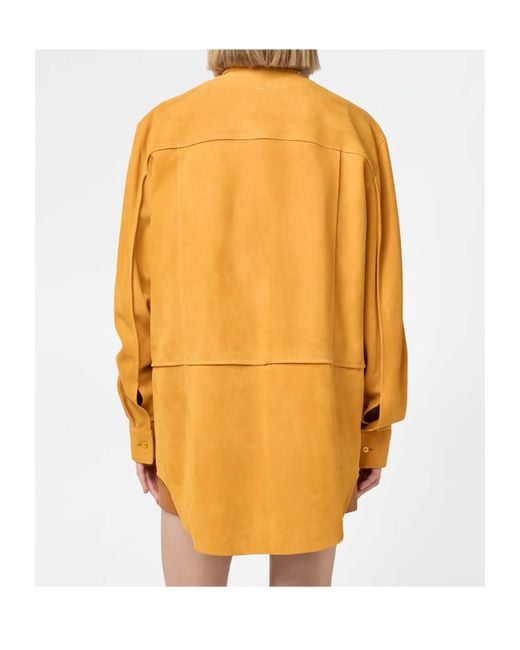 Tod's Orange Long-Sleeved Shirt
