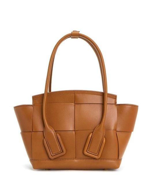 Bottega Veneta Brown Arco Single-Shoulder Bag