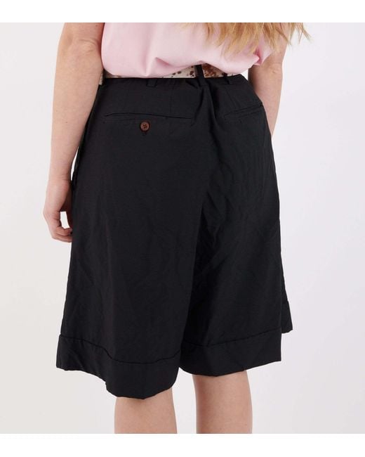 Comme des Garçons Black Long Shorts