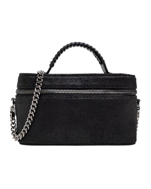 Stella McCartney Black Falabella Vanity Zipped Crossbody Bag