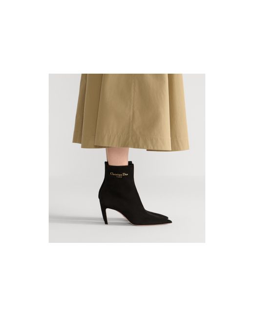 Dior Black My Heeled Ankle Boot
