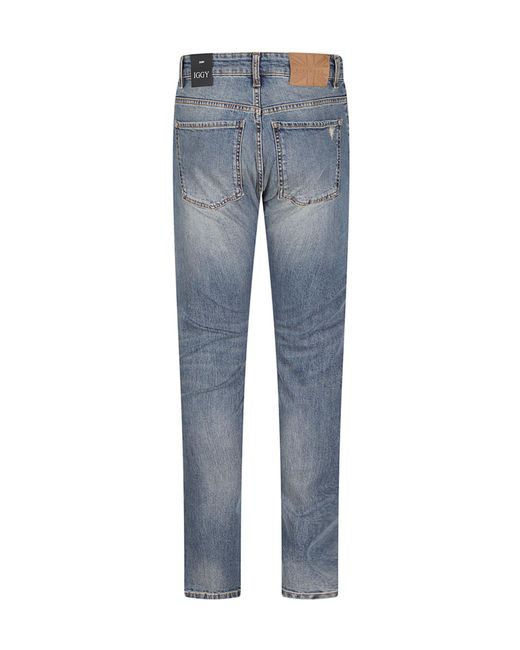 John Richmond Blue Belt-Loop Jeans for men