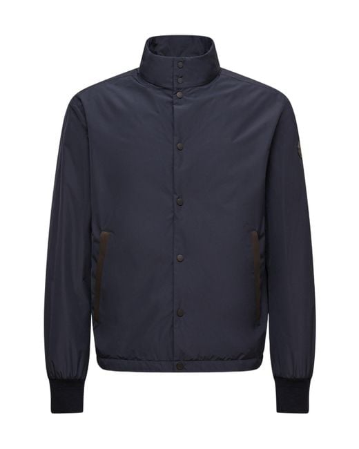 Moncler Blue Lanques Short Down Jacket for men
