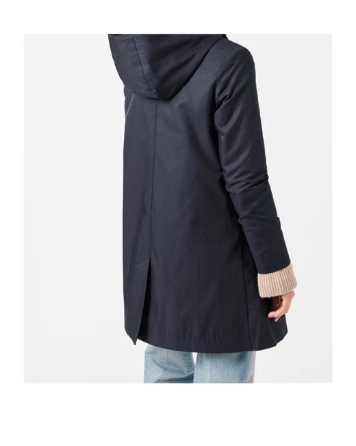 Ralph Lauren Blue Real Leather Trench Coat