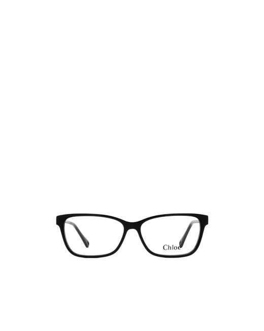 Chloé White Square-Frame Glasses