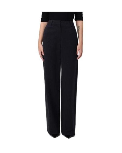 Brunello Cucinelli Black High Waist Tailored Pants