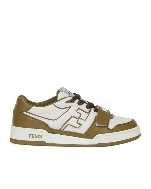 Fendi Multicolor Match Low-Top Sneakers