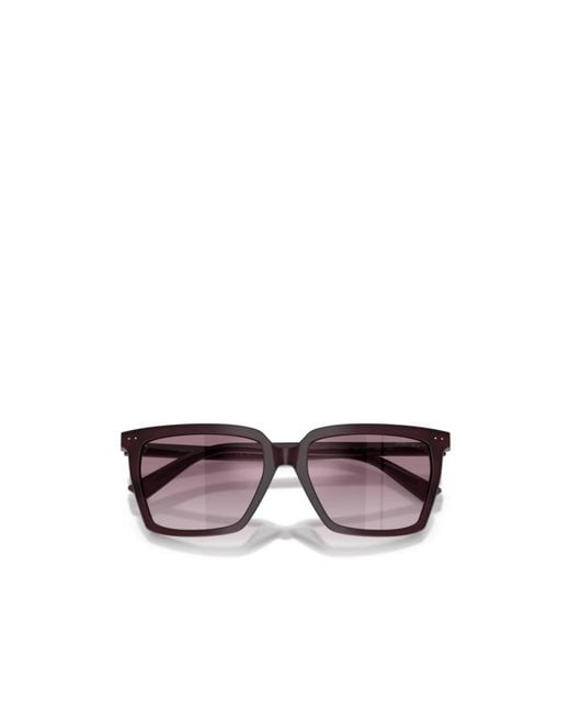 Jimmy Choo Purple Geometric Frame Sunglasses