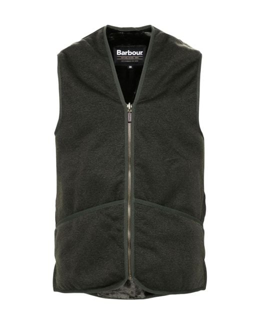 Barbour Black Zip-Up Padded Gilet for men