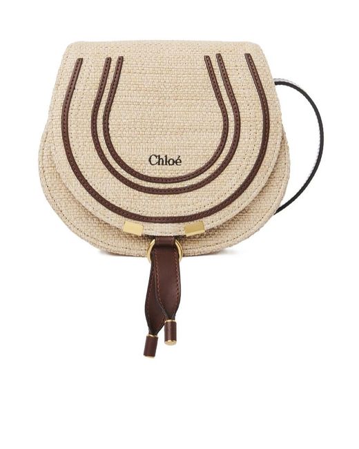 Chloé Natural Small Marcie Cross Body Bag