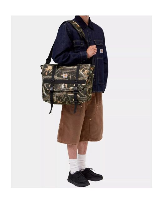 Carhartt Black Jake Large Messenger Bag for men