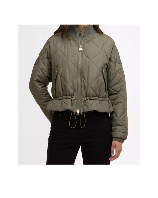 Barbour Green Pagan Quilted Jacket