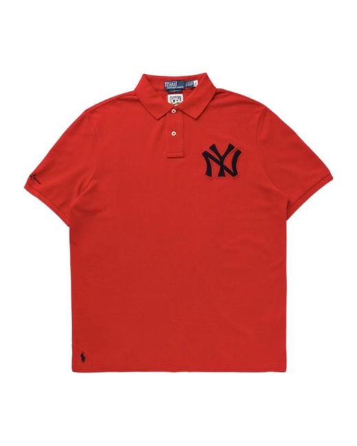 Polo Ralph Lauren Red Short-Sleeved Polo Shirt for men