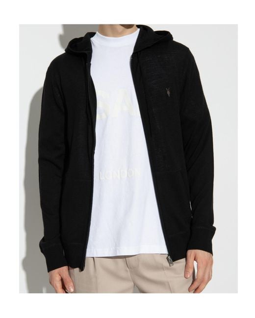 AllSaints Black Sweatshirt Mode for men
