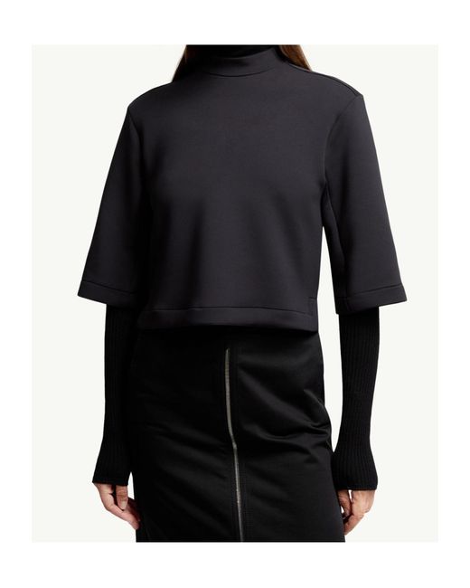 Moncler Blue X Ee72 By Edward Enninful Neoprene T-Shirt