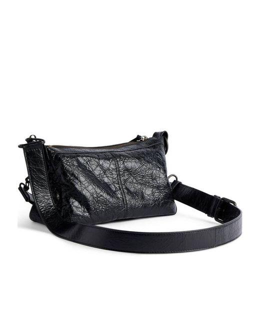 Balenciaga Black Le City Moto Mini Shoulder Bag