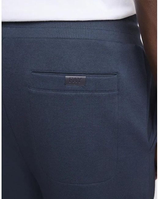 Fay Blue Drawstring Cuffed Joggers for men