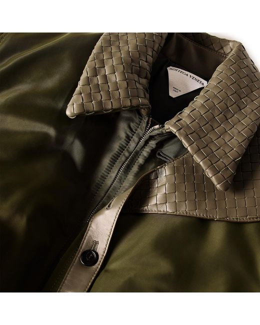 Bottega Veneta Green Short Puffer Jacket
