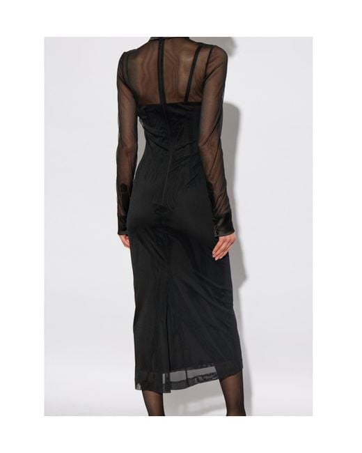 Dolce & Gabbana Black Shirt Dresses