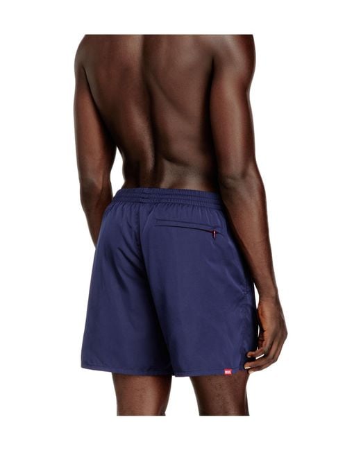 DIESEL Blue Sport-41-D-Core Swim Shorts for men