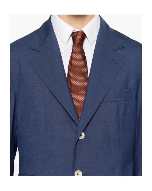 Brunello Cucinelli Blue Jackets for men