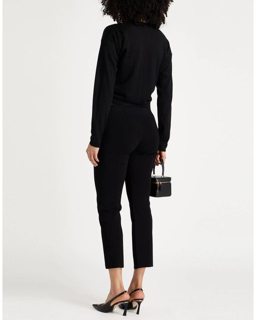 Dolce & Gabbana Black Solid Thin Knit Sweater