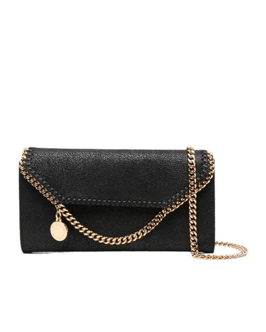 Stella McCartney Black Falabella Chained Mini Bag