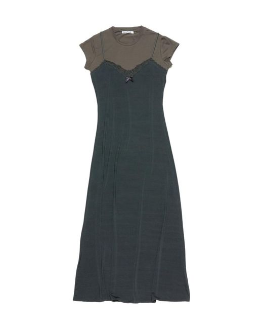 Acne Black Layered Dress