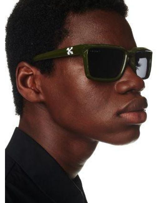 Off-White c/o Virgil Abloh Multicolor Portland Square-Frame Sunglasses