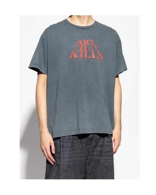 GALLERY DEPT. Blue Short Sleeve T-Shirt for men
