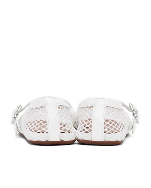 Alaïa White Ballerina Flat