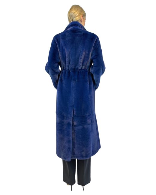 Liska Blue Long-Sleeved Fur