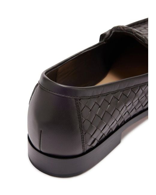 Bottega Veneta Black Solid Color Loafer