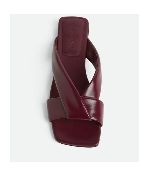 Bottega Veneta Brown Riva Flat Sandals