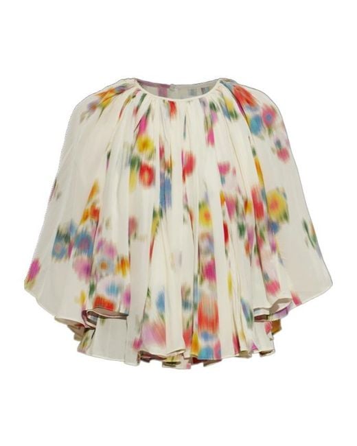 Isabel Marant White Patterned Top