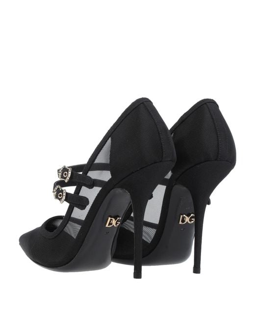 Dolce & Gabbana Black Mary Jane High Heels