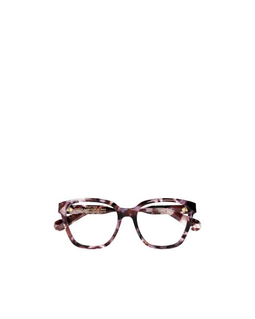 Chloé White Wayfarer-Frame Glasses