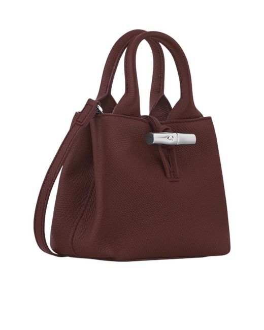 Longchamp Brown Le Roseau Xs Handbag