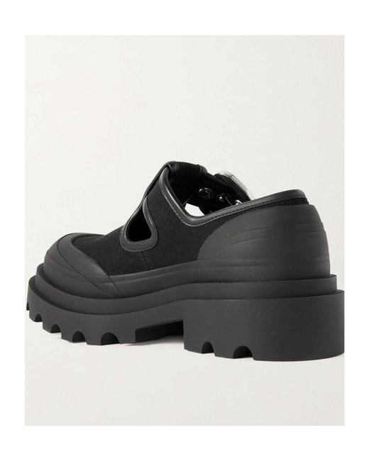 Bottega Veneta Black Trek Mary-Jane