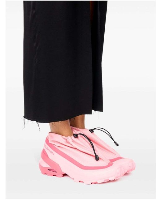 MM6 MAISON MARGIELA X SALOMON Pink Cross Low Sneakers