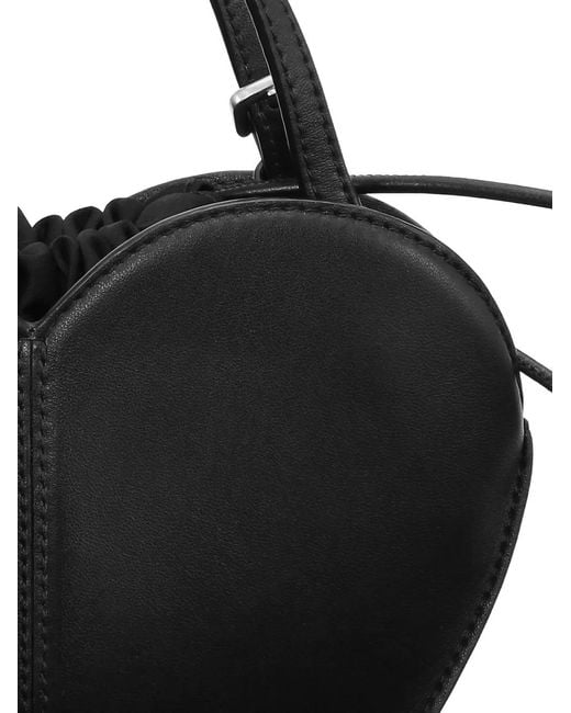 ROTATE BIRGER CHRISTENSEN Black Heart Leather Bag