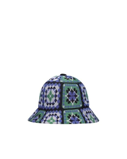 Kangol Blue Logo Casual Fisherman Hat for men