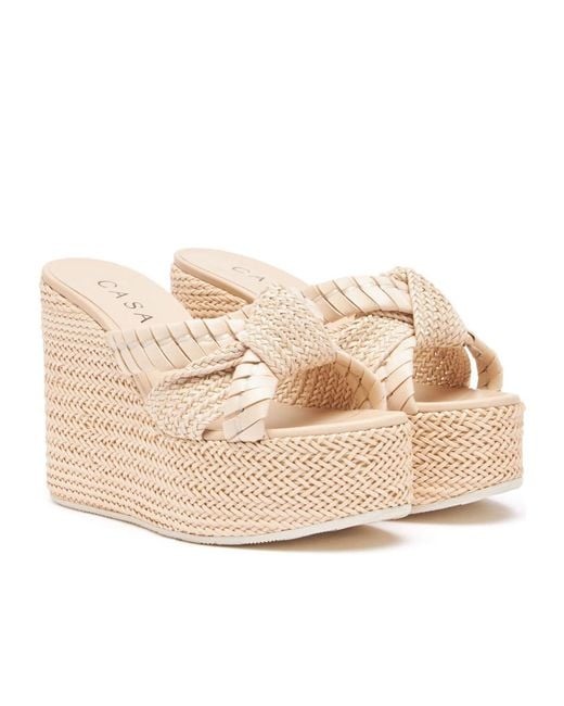 Casadei Natural Formentera Wedges