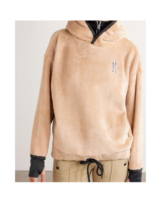 Moncler Natural Long Sleeve Hoodie