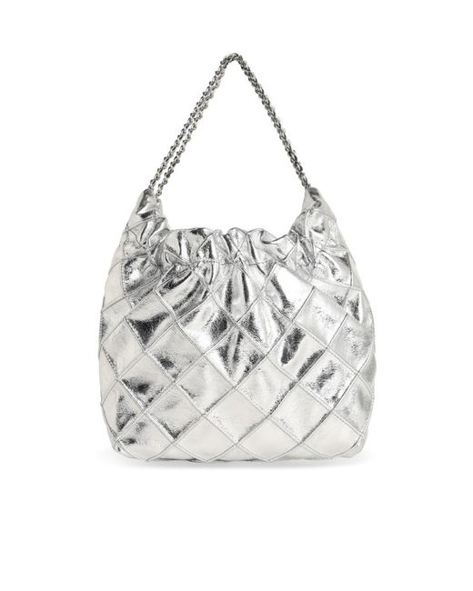 Tory Burch White Fleming Mini Crossbody Bag