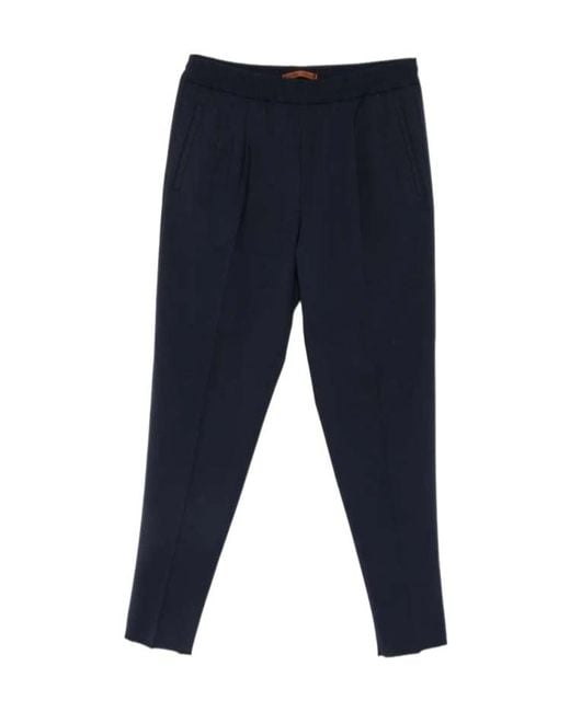 Zegna Blue Jogging Pants for men